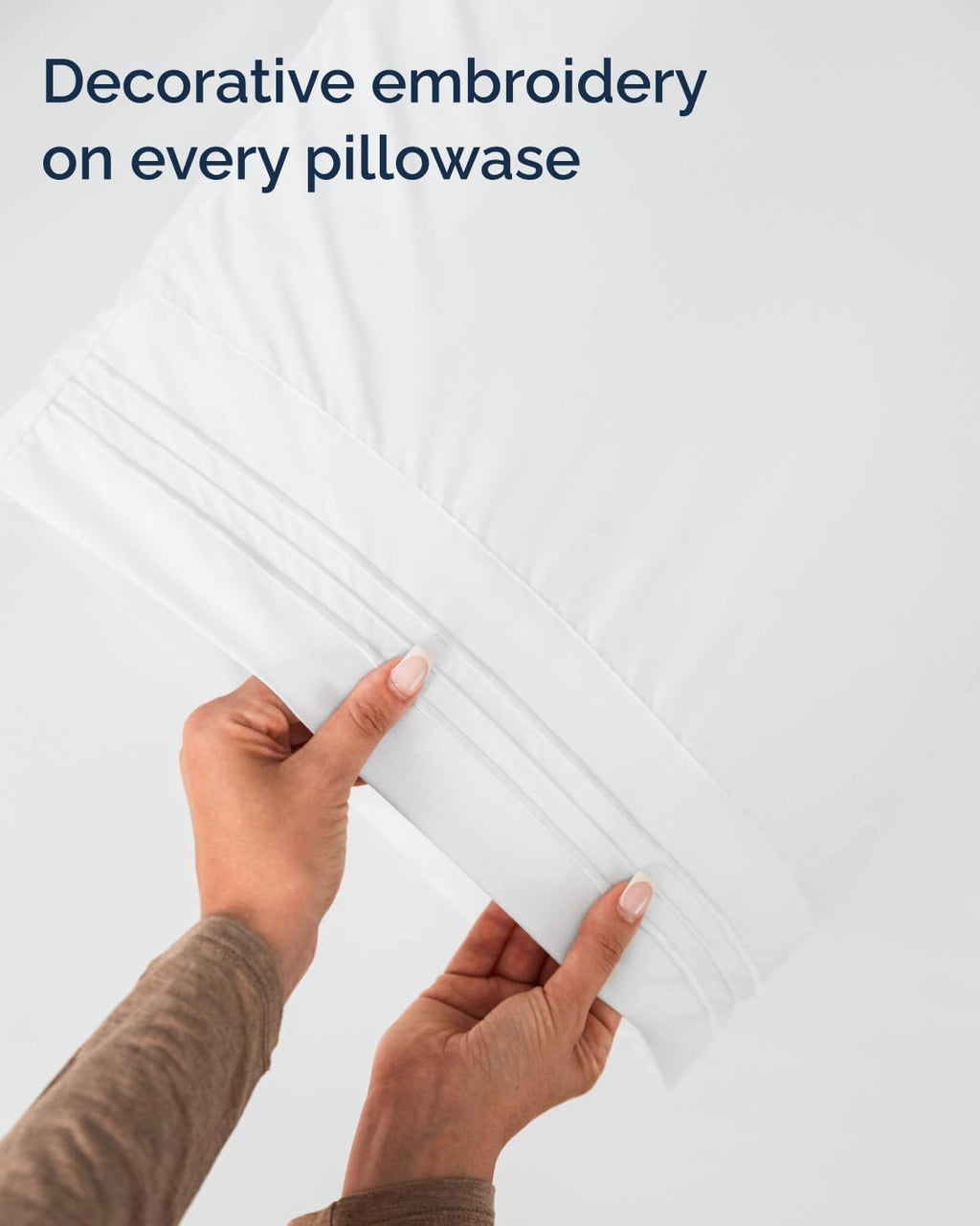 Twin XL Size 3 Piece Sheet Set - Comfy Breathable & Cooling Sheets - White