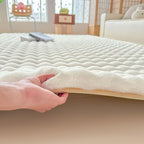 Creamy White Rabbit Plush Rug 8'x10', Fluffy Faux Fur Shaggy Area Rug - Image 6