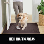 GORILLA GRIP® Ultra Absorbent Front Door Mat Outside Entrance, Traps Dirt and - Image 6