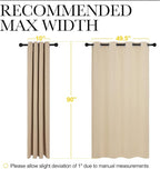 NICETOWN Bedroom Room Darkening Curtains - Image 7