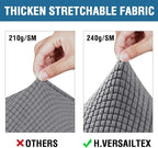 H.VERSAILTEX 4 Piece Stretch Sofa Covers - Image 3
