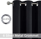 Yakamok 63 Inch Length Blackout Curtains - Image 2