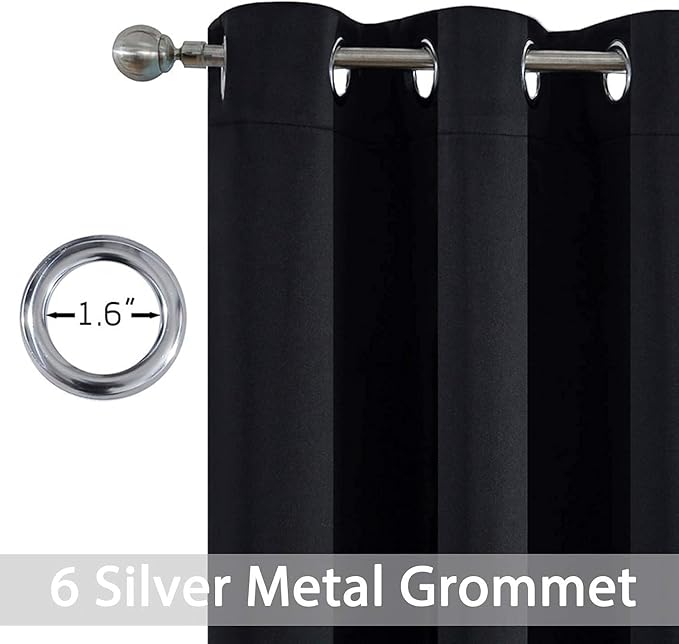 Yakamok 84 Inch Length Blackout Curtains - Image 2