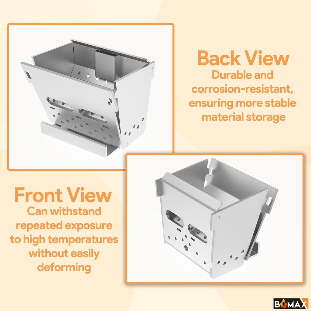 BQMAX Stainless Steel Burn Pot for PelPro PP130, PP150, PP60, PP70, PPC90