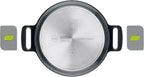 BRA COOKWARE Life Ceramic Nonstick Sauté Pan w/Lid | 12.6 In 4.8Qt Aluminum