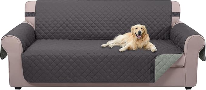 U-NICE HOME Large Sofa Cover Reversible Couch Cover by U-NICEHOME