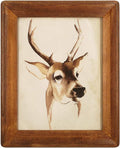8x10 Picture Frames,Brown Rustic Wood Frame with Glass Front, Display 10x8 inch Photos for Table Top Display and Wall Mounting