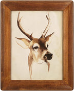 8x10 Picture Frames,Brown Rustic Wood Frame with Glass Front, Display 10x8 inch Photos for Table Top Display and Wall Mounting