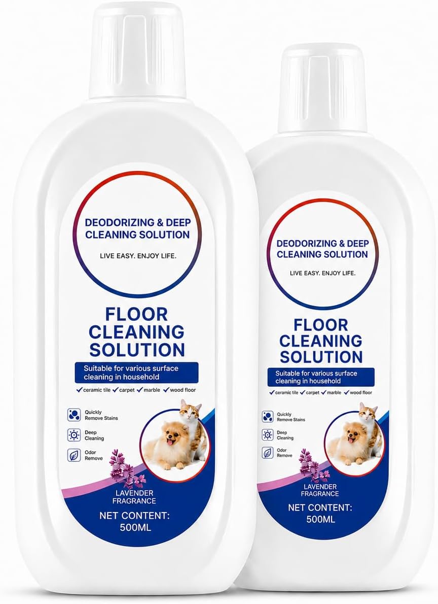 Floor Cleaning Solution Compatible with Tineco, 2-Pack Lavender