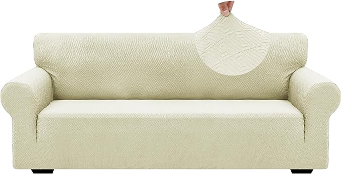 ZNSAYOTX 1 Piece Jacquard Couch Covers by ZNSAYOTX