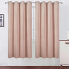 LEMOMO Blush Thermal Blackout Curtains/52 x 72 Inch/Set of 2 Panels Room by Lemomo