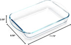 NUTRIUPS 9x13 Glass Baking Dish for Oven