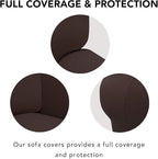 PureFit Super Stretch Sofa Slipcover – Spandex Non Slip Soft Couch Sofa Cover - Image 3