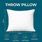 LANE LINEN Throw Pillow Insert - Image 4