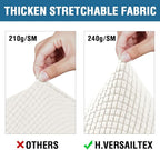 H.VERSAILTEX 3 Piece Stretch Sofa Covers - Image 3