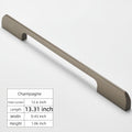 5 Pack Champagne Cabinet Handles, Long Kitchen Cabinet Pulls, Easy to Install for Cabinets, Dresser Drawers and Wardrobes (13.31 inch)