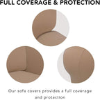 PureFit Super Stretch Chair Sofa Slipcover – Spandex Non Slip Soft Couch Sofa - Image 3