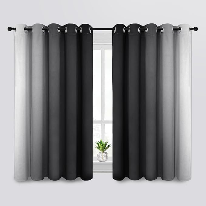 SimpleHome Ombre Room Darkening Curtains - Image 2