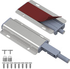 Magnetic Push Latches Cabinet 5 Pack Push to Open Door Latch Heavy Duty Touch Latch Hardware for Push to Open Magnetic Touch Latch for Closet Kitchen Doors Cabinets Drawers Wardrobes