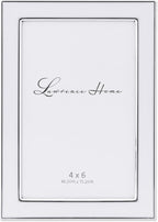 Lawrence Frames Metal Frame, Polished Enamel, Ivory, 5x7