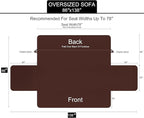 U-NICE HOME Large Sofa Cover Reversible Couch Cover - Image 6