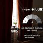 MIULEE 96" Long Room Darkening Curtains Thermal Insulated Drapes Solid Window - Image 2