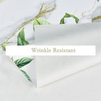 Zobesta Vinyl Tablecloth Rectangular 86x55 PVC Table Cloth Plastic Outdoor
