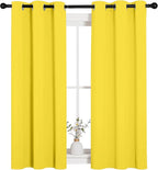 NICETOWN Window Curtain Panels, Thermal Insulated Solid Grommet Draperies/Drapes - Image 2