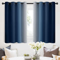 SimpleHome Ombre Room Darkening Curtains 36 inches Length by SimpleHome