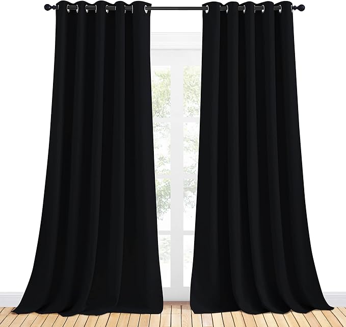 NICETOWN Bathroom Blackout Curtains and Drapes - Image 2