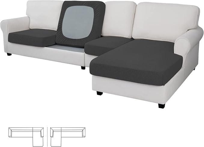 Easy-Going Stretch 4 Pieces Couch Cushion Covers by Easy-Going