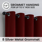SimpleHome 100% Blackout Curtains - Image 5