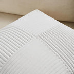 Fancy Homi 2 Packs White Big Decorative Throw Pillow Covers 24x24 Inch - Image 3