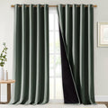NICETOWN Dark Mallard 100% Blackout Curtains by NICETOWN