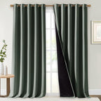 NICETOWN Dark Mallard 100% Blackout Curtains by NICETOWN