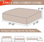 Couch Cushion Covers Seat Cushion Cover Stretch Couch Cover Separate Sectional - Image 6