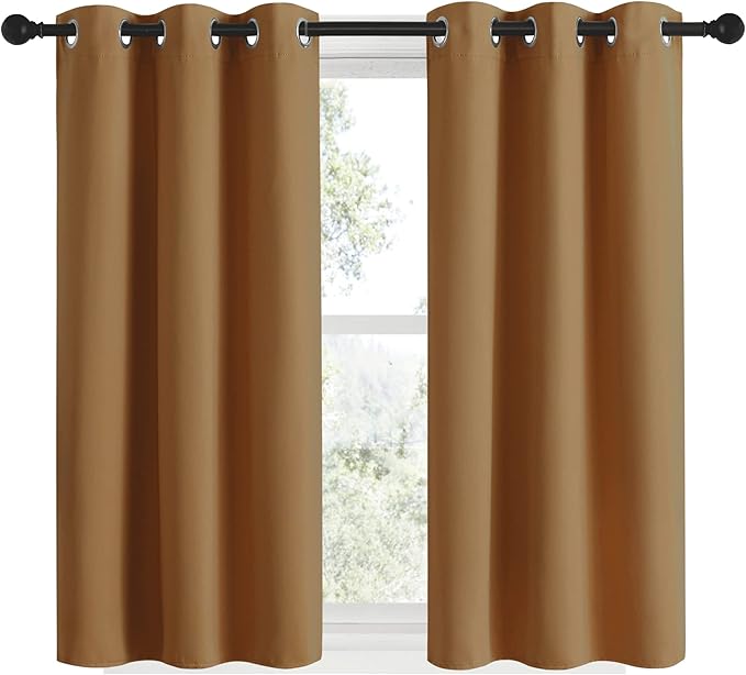 NICETOWN Sleek Blackout Curtains 48 inches Length - Image 2
