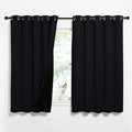 NICETOWN Complete 100% Blackout Curtains, Thermal Insulated & Energy Efficiency by NICETOWN