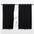 NICETOWN Complete 100% Blackout Curtains, Thermal Insulated & Energy Efficiency by NICETOWN