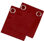 LEMOMO Blackout Curtains 52 x 120 Inch Long Red Curtains Set of 2 Panels Room - Image 9