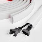 78” Silicone TV Cord Hider for Wall Mounted TV, Self-Adhesive Cable Raceway