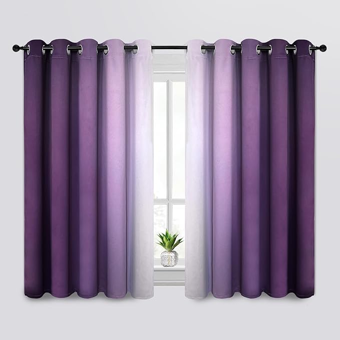 SimpleHome Ombre Room Darkening Curtains by SimpleHome