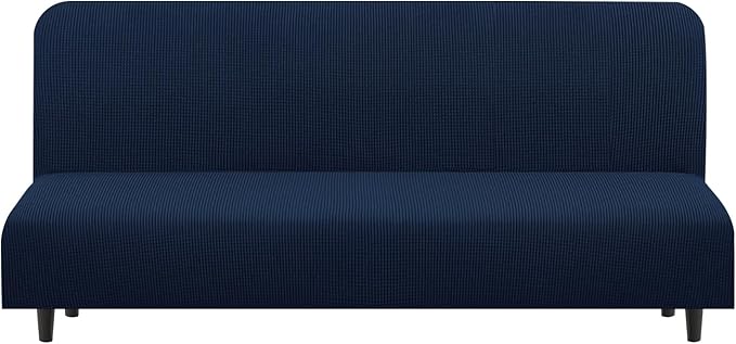 U-NICE HOME Stretch Futon Cover Armless Bed Slipcover by U-NICEHOME