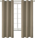 BGment Room Darkening Curtains 63 Inches Long by BGment