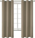 BGment Room Darkening Curtains 63 Inches Long by BGment