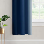 Yakamok Light Blocking Ombre Curtains, Room Darkening Grommet Window Drapes - Image 4