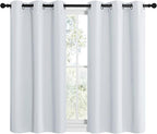 NICETOWN Room Darkening Draperies Curtains Panels, Window Treatment Thermal - Image 2