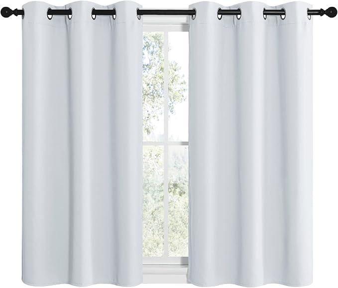 NICETOWN Room Darkening Draperies Curtains Panels, Window Treatment Thermal - Image 2