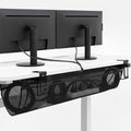 VIVO Clamp-on Mesh Net Cable Management Holder, 44", Holds 11 lbs