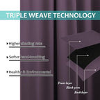 NICETOWN 100% Blackout Lined Curtains, 1 Pair, 2 Thick Layers Completely - Image 6